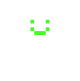 Pixelated computer with a smiley face on the screen